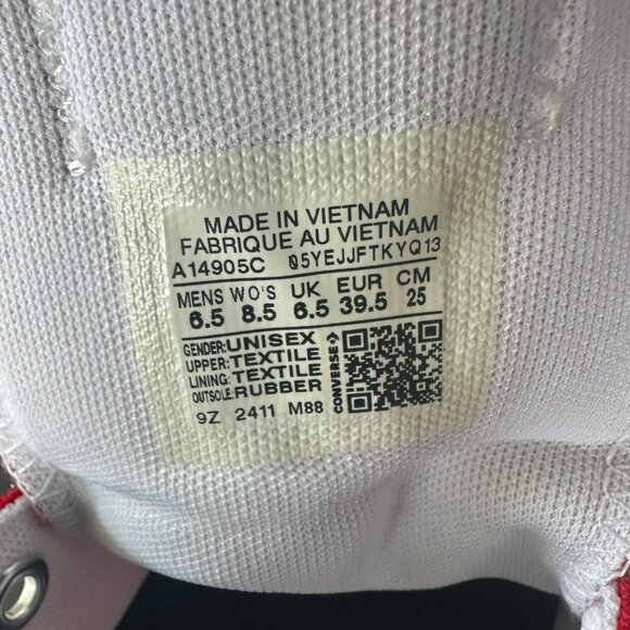 ⭐Converse Chuck Taylor All Star Lift Low Platform 8.5 Women's Shoes Red A14905C - Picture 13 of 13